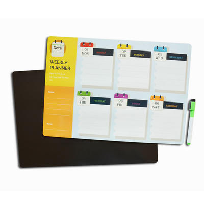 Smart Magnetic Weekly Whitebord Planner  A3 Size