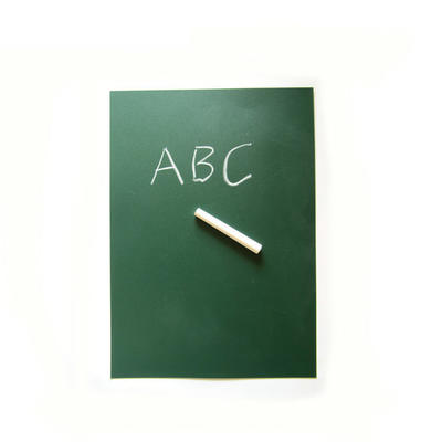 Green Magnetic Dry Erase Board with Chalkboard Design