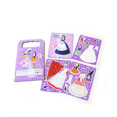 DIY Magnetic Dress-Up Set with Color Box Packing Perfect for Kids Learning