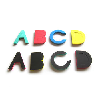 Colorful EVA Foam Magnetic Alphabet Letters for kids learning