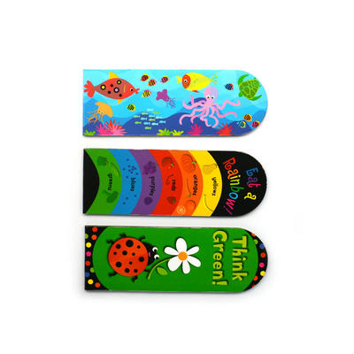 Custom design magnetic bookmark with individual package