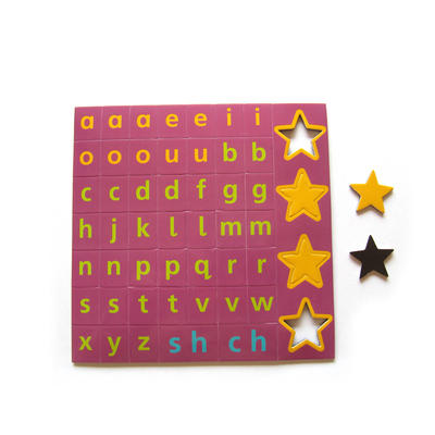 alphabet flat magnet puzzle games for practising children to know more words
