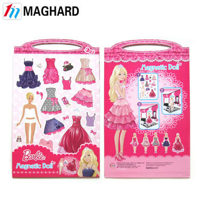 Creative educational magnetic puzzle Magnetic Dressup Doll kid's toy